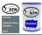 Preview: Nissan, Medium Blue Metallic, BV0: 500ml Lackdose, von ATW Autoteile West.